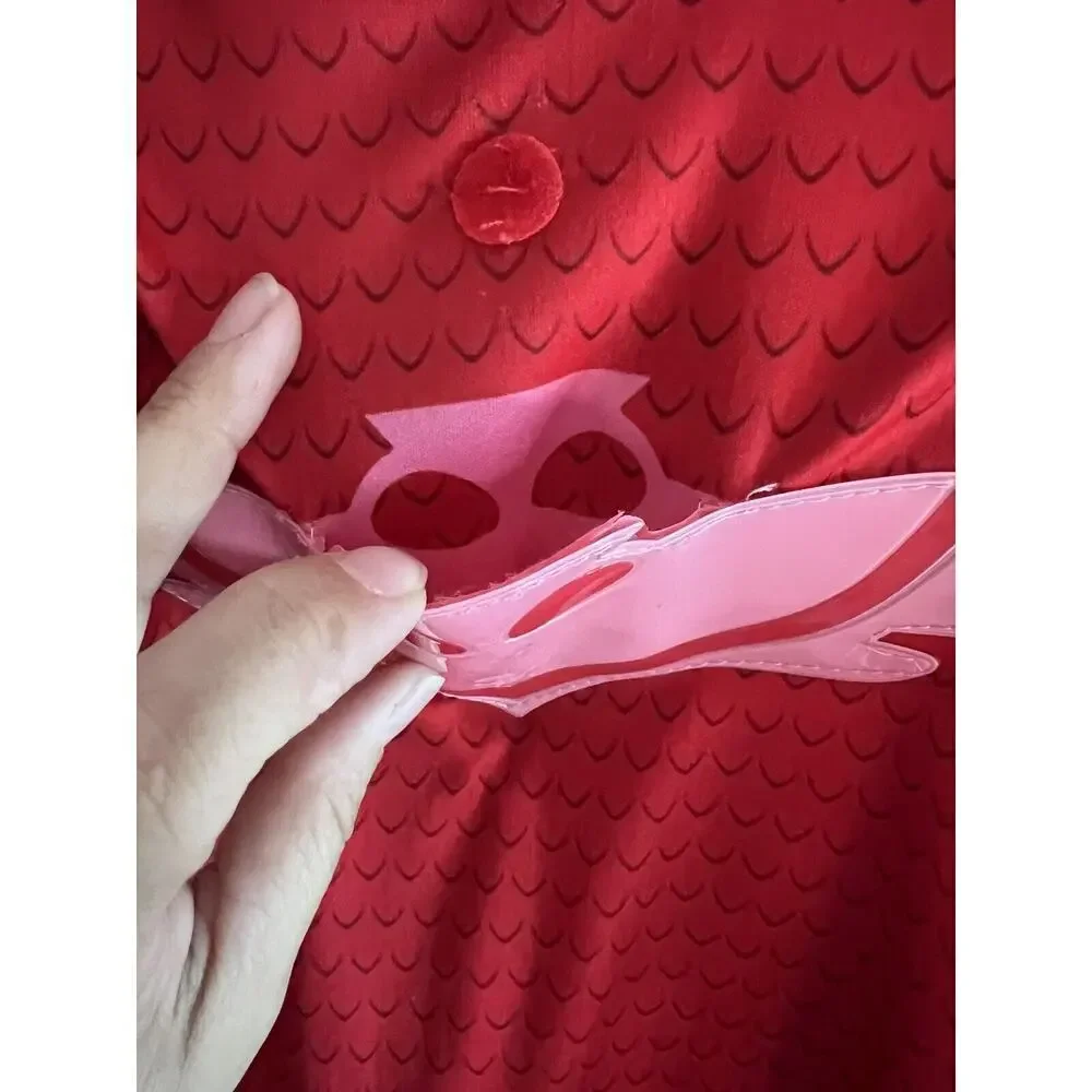 OWLLETTE PJ MASKS JUMPSUIT COSTUME Girl Costume Halloween Sz 3 4 Yrs